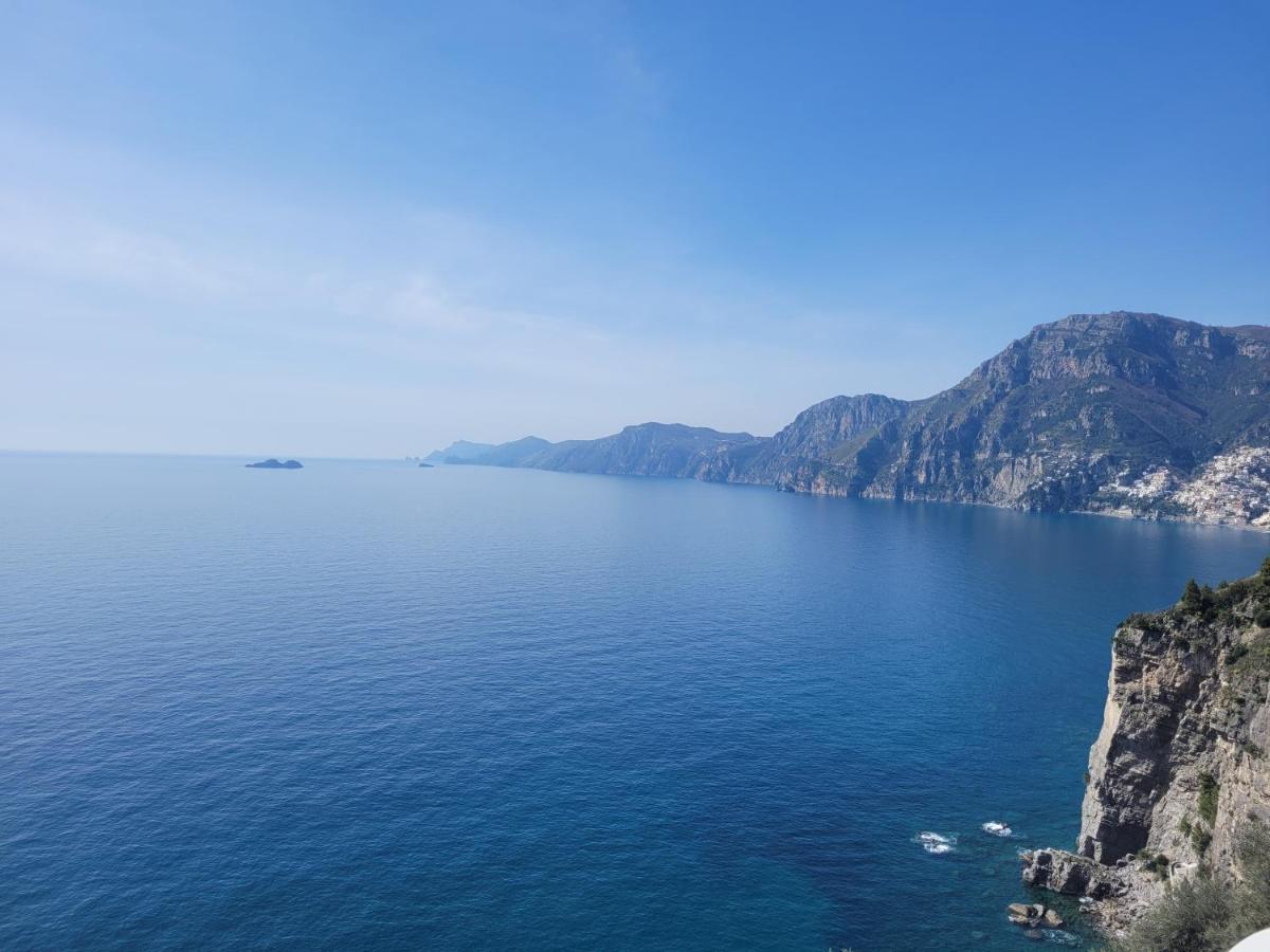 Terrazza Di Rosa - Sea View Villa Praiano Eksteriør billede