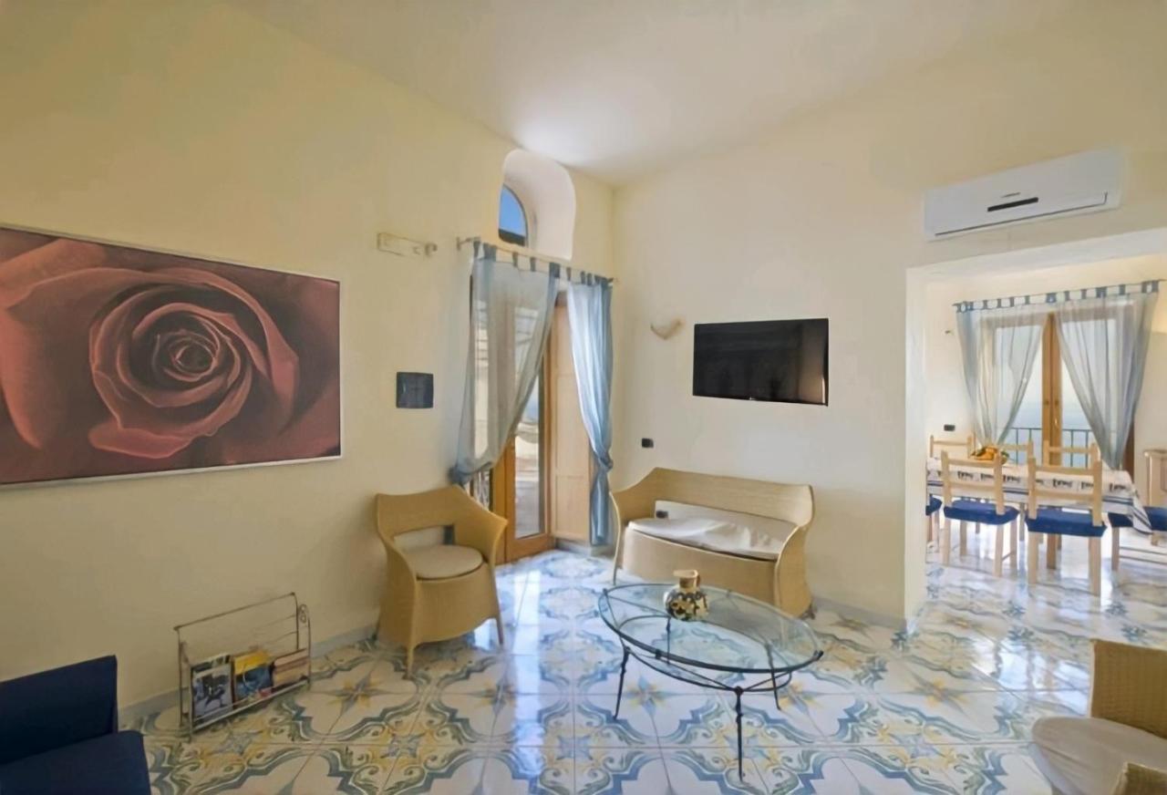 Terrazza Di Rosa - Sea View Villa Praiano Eksteriør billede